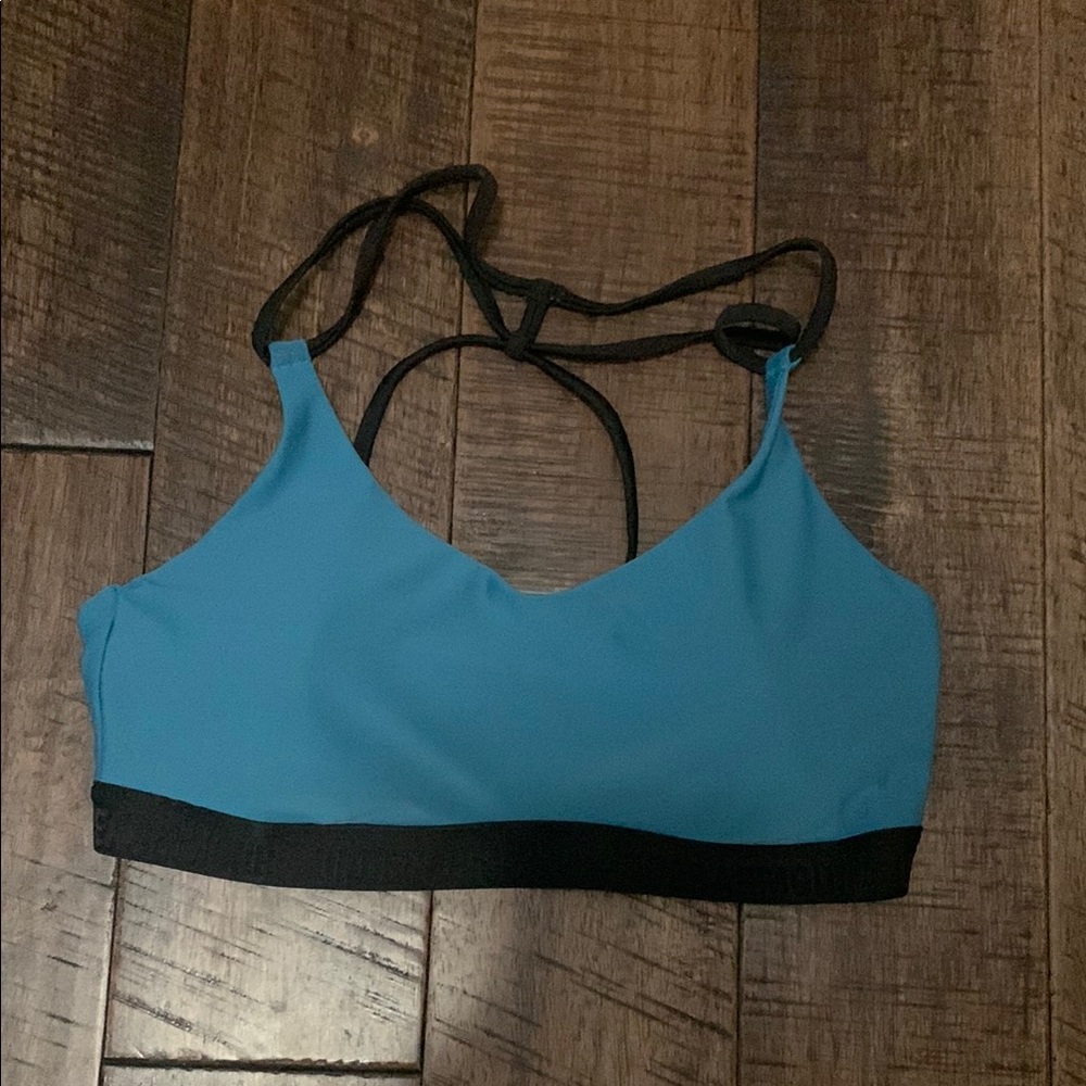 Under Armour Teal and Black Women's Sports Bra